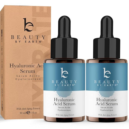 Face Serum - Hyaluronic Acid Serum for Face Anti Aging Serum with Hyaluronic Acid & Aloe Vera Hydrating Serum, Anti Wrinkle Serum for Face (2 Fl Oz)