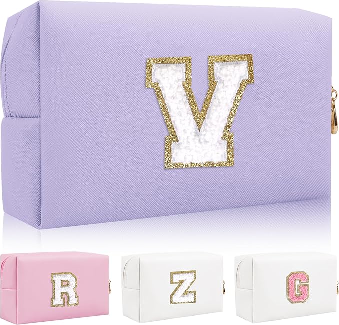 Personalized initial letter patch makeup