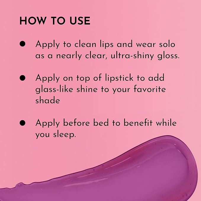 Lawless Women's Forget The Filler Lip Plumper Line Gloss, Violet Bloom, Purple, 0.11 Fl Oz (Pack of 1)