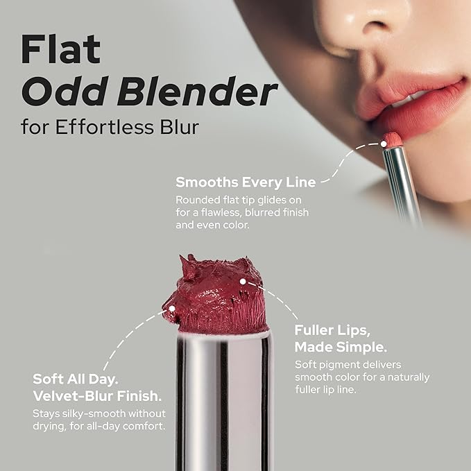 Unseen Blur Lip Tint Long-Lasting Stain, Blendable 3.2g (00:00, 3.2)