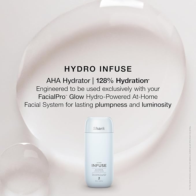 Shark FacialPro Glow at-Home Hydro-Powered Facial System with DePuffi Hot & Cold Therapy – Professional Spa Skincare Device for Pore Cleansing, Hydration, & Radiant Glow, Lilac, FH320PL
