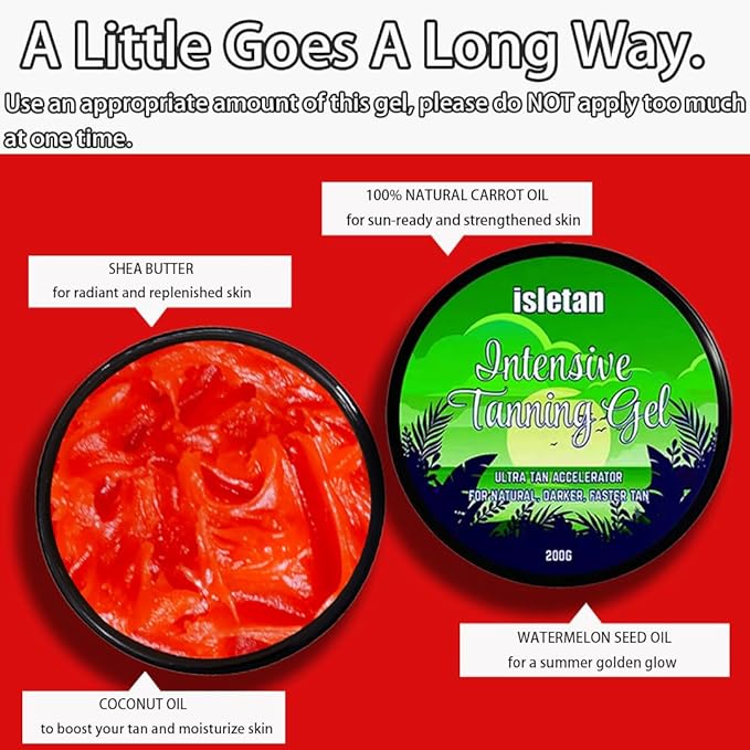 intensive tanning gel watermelon, tanning