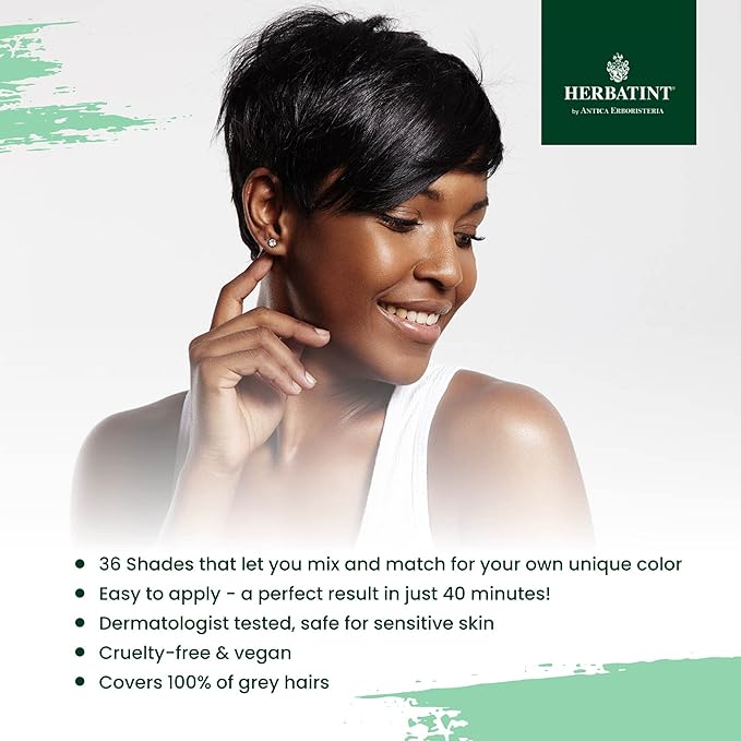 Herbatint Permanent Haircolor Gel, 2N