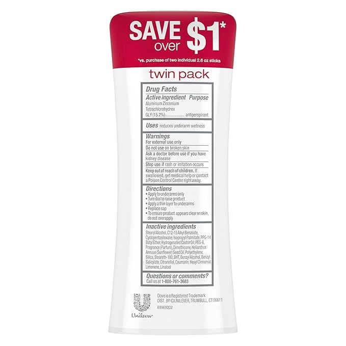 Dove Advanced Care Antiperspirant Deodorant Stick Revive 12 Pack helps skin barrier repair after shaving by boosting skin's ceramide levels 72 hour odor control and all-day sweat protection 2.6 oz