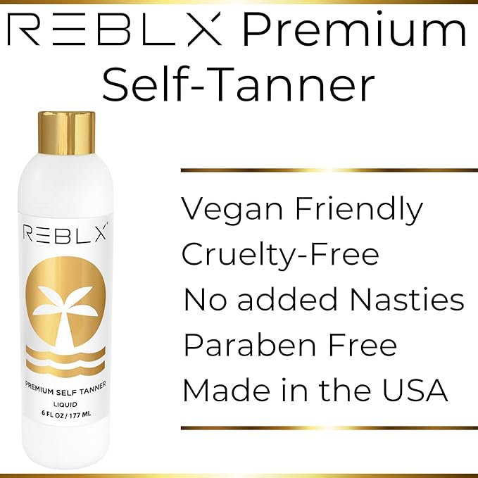 Premium Self Tanner - Best Self Tanner for Face and Body - Blend of Premium & Natural Ingredients for Luxurious Natural Sunless Self Tans - Vegan Friendly - Cruelty-Free - Made in the USA