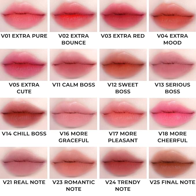 BBIA Last Velvet Tint NEW - Soft Creamy Matte Finish Lip Stain, Blur Effect & Velvety Texture, Long-Lasting, High Pigment, Non-Drying, Vegan, Korean Lip Makeup (V02 EXTRA BOUNCE, Pack of 1)