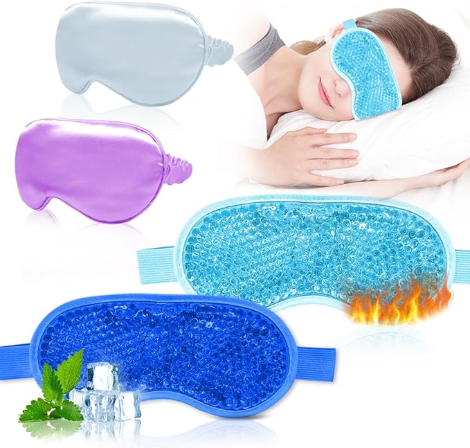 Cooling eye mask and silky