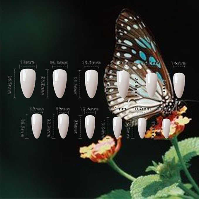 Spring Green Leaves Press on Nails Medium Almond Acrylic False Nails 24Pcs Glossy Pink Flower Fake Nails Rose Stick on Nails Flowers French Tips Gel Glue on Nails for Coquette Women Girls