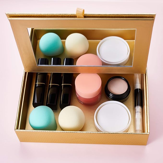 Jessup Makeup Brushes Set Professional Makeup Brush Eyeshadow Blending Powder Foundation Blusher Concealer 25pcs with Cosmetics Storage Box, Zinfandel T285