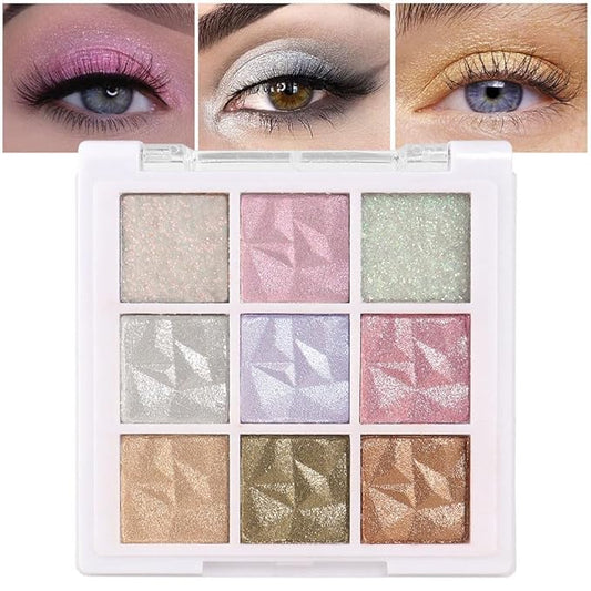9 Colors Pink Pearl Gold Matte Shimmer Eyeshadow