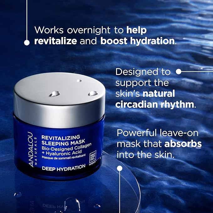 Andalou Naturals DEEP HYDRATION Revitalizing Sleeping Mask