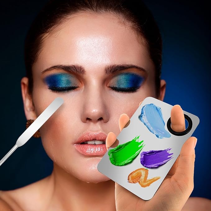 Foundation Spatula Set - Stainless Steel Makeup Mixing