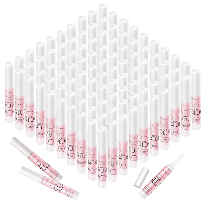 Makartt Super Strong Nail Glue: 100PCS Long Lasting Professional Adhesive for Acrylic and Press on Nails Repair, 0.07oz Supplies for DIY Salon and Home Use