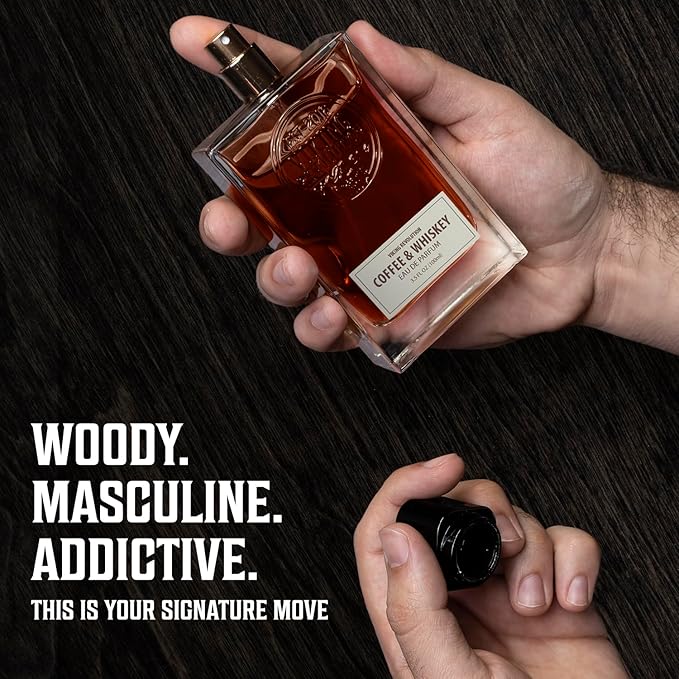 Viking Revolution Coffee and Whiskey Cologne for Men - Eau de Parfum - Earthy Perfume with Notes of Roasted Coffee, Aged Whiskey, Sandalwood, Cedar, Patchouli, Vanilla - Gifts for Men 3.5 Fl Oz