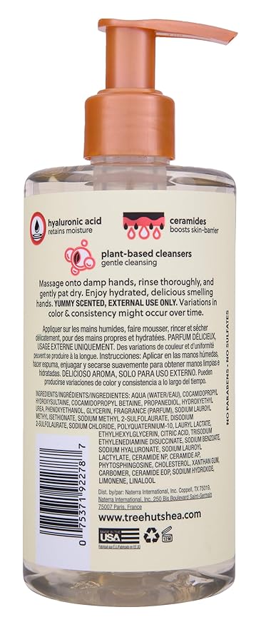 Tree Hut Coco Colada Serum Infused Hand Wash, Nourish & Hydrate Hands with Strengthening Skin Care, Long Lasting Scent, Cleanse & Lock in Moisture, 11 fl oz. (Pack of 2)