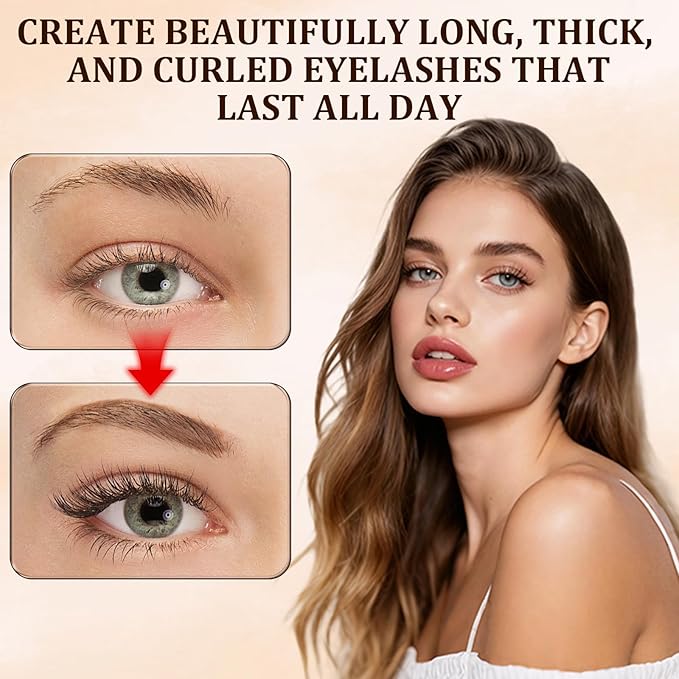 4D Silk Fiber Lash Mascara, Lengthening and Thick, 2025 New Black Fibre Mascaras, Waterproof Long-Lasting No Flaking, Long Lasting, Fuller Lashes Amplify, All Day Exquisitely Full(Back,2Pcs)