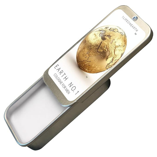 Solid Cologne Men, Mens Cologne Perfume, Sandalwood, Perfume Para Hombres, Agorwood Oud, Jasmine, Musk, (PREMIUM INGREDIENTS) EDP, Eau De Parfum, Boys, Mini Travel Size cologne Tin 0.35 oz