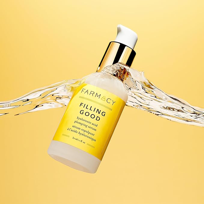 Farmacy Filling Good Hyaluronic Acid Serum for Face - Anti Aging Skin Care + Hydrating Face Serum - Plumps, Smoothes & Helps to Visibly Improve Skin Firmness for a Youthful Complexion (5ml)