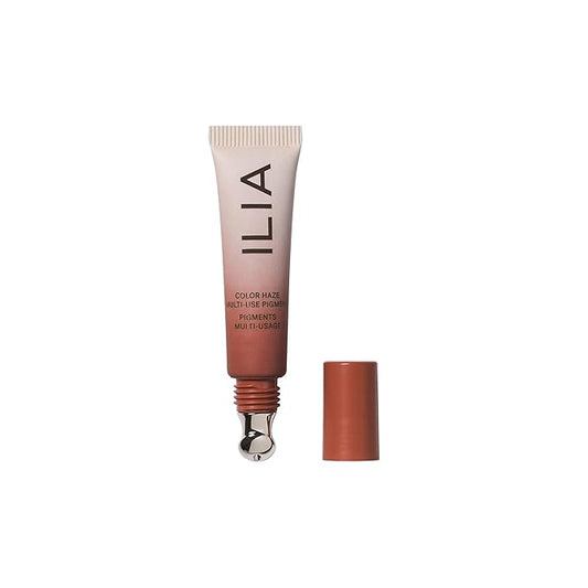 ILIA - Color Haze Multi-Use Matte Pigment | Cream Blush + Lip Color In One | Nourishing, Fuss-Free Application | Non-Toxic, Vegan, Cruelty-Free, Silicone-Free (Stutter, 0.23 fl oz | 7 ml)