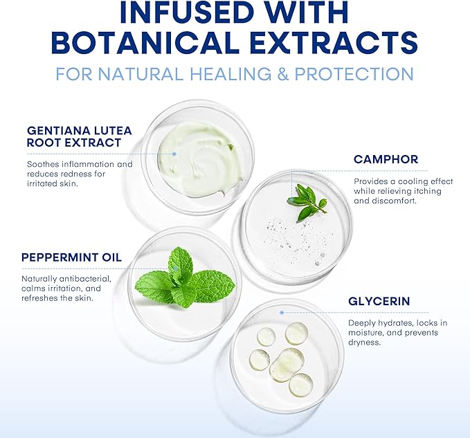 Seborrheic Dermatitis Scalp Treatment Cream: Soothing Itching Redness Scaling of Seborrheic Dermatitis - Fast-Acting Anti-Itch Ointment for Scalp Face Chest and Body for Men and Women 1 Pack