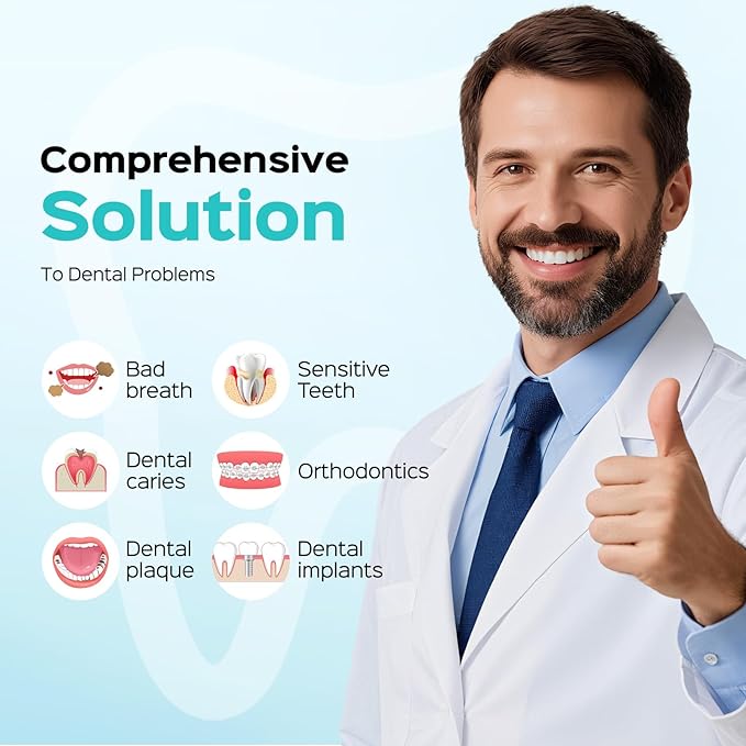 COSLUS Excellent Water Flosser for Teeth Cleaning: 12 Pressure Settings & 2 Modes for Orthodontic, Braces, Sensitive - Patented Storage, 5 Jet Tips and 600ML Tank for Family, Home Use, Green, E2