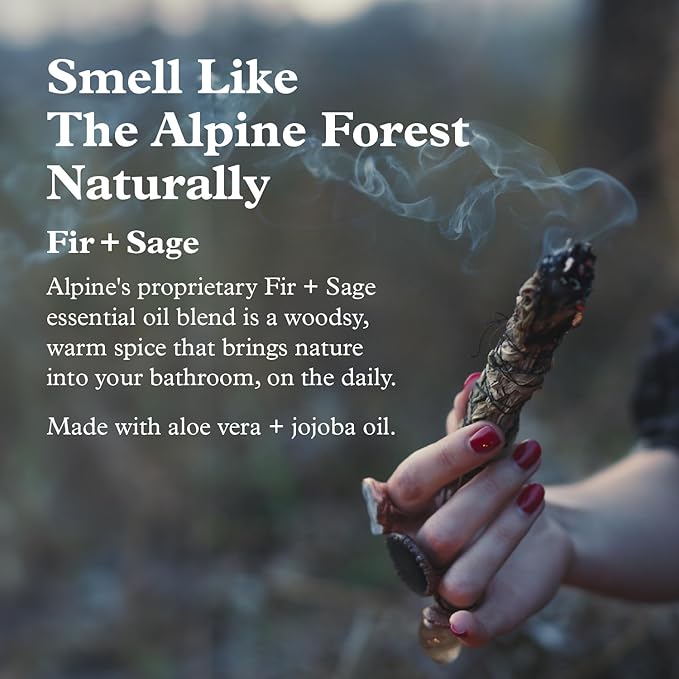 Alpine Provisions Fir & Sage Natural Conditioner - Moisturize, Repair, & Strengthen with Essential Oils, Sunflower oil & Aloe Vera, Vegan, Sulfate - Nourishing Plant-Based Hair Care - 16.9 FL Oz