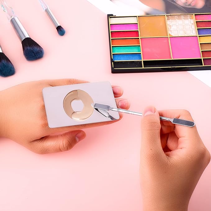 Makeup Mixing Palette Stainless Steel Foundation Palette