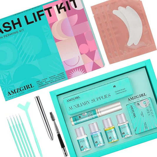 Lash Lift Kit,Eyelash Perm Kits, Professional Eyelashes Curling Lash Extension Set, Glue Upgraded Version, Lash Extensions, Lash Curling,Curling Perming Wave(VINE02)