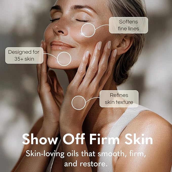 GODA Silk Body Oil Women - Firming Anti Aging Moisturizing Formula, Crepey Skin Hydrating After Shower, Scented Organic Blend Premium Skincare