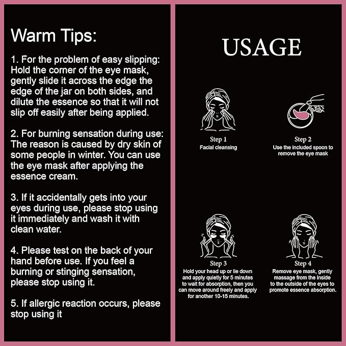 Caffeine under eye masks, 60