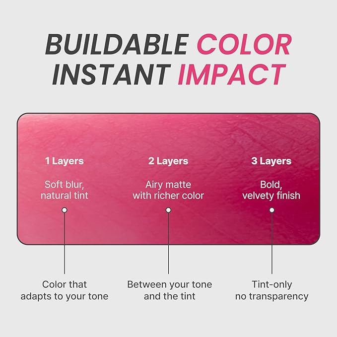 Epielle Herg Dual Lip Tint & Oil Pinot Noir & Bubble Berry, Double-Ended 2-in-1 Korean Lip Tint & Lip Plumper, Long-Lasting, Stocking Stuffers, Thanksgiving Essentials