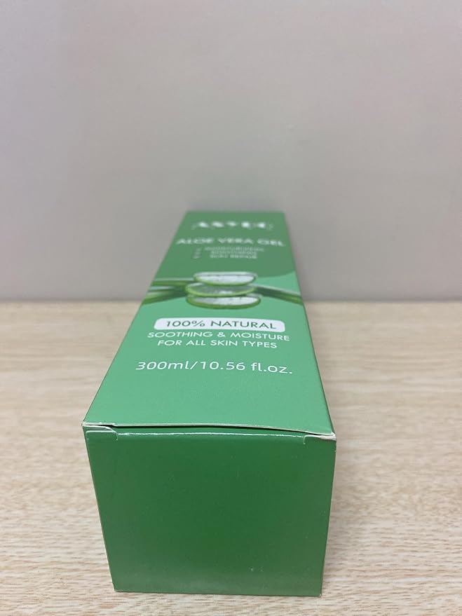 300 ml Aloe Vera Gel, 100% Natural Pure Aloe Vera Hydrating Facial Cream, Soothing & Moisturizing, After Sun Care, Reduce Acne, Repair Scars, Suitable for All Skin Types