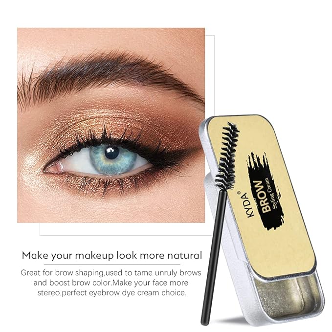 Ownest 2 PCS Soap Brow Eyebrow Soap Kit,Brows Styling Soap,Long Lasting Waterproof Smudge Proof Eyebrow Styling Pomade for Natural Brows, 3D Feathery Brows Makeup Balm