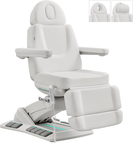 Dir Beauty Spa Medical Treatment Chair 4 Motor Electrical Facial Medical Spa Tables with Rotating Seat Aurora