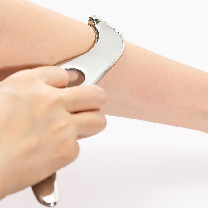 Gua sha Set, IASTM Tool Gua Sha Stainless Steel Muscle Scraper Set of 6 Picese for Soft Tissue Therapy and Reduce Arms,Legs,Back, Shoulder Muscle Pain(6C pcs)…