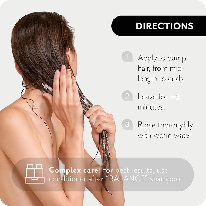 The Act Balance Hair Conditioner – Moisturizing Conditioner for Women & Men – Sulfate Free, Frizz Control – for Dry Curly Color Treated Hair – With Natural Oils, Vegan, Organic, 9.47 Fl Oz