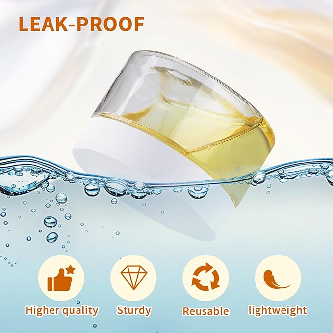 24 Pack 4 Oz Plastic Containers with white Lids, Clear Empty BPA Free and Refillable Cosmetic Jars Travel Containers for Creams, Lotion, Bath Salts, Sugar Scrub, Slime, Lip Scrub, Makeup