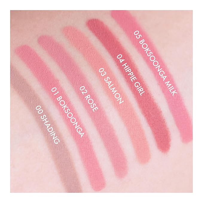 Amuse Seoul Lip Smudger (01 BOKSOONGA) | nude peach | lip liner, matte, creamy, soft, velvety, cruelty-free, lipcare, long-lasting, multiuse, vegan