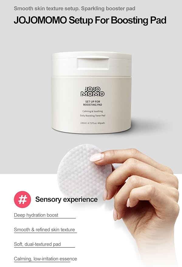 Toner Pad, 60 Pads | Clarifying & Hydrating Facial Pads for Women | Pre-Makeup Skin Prep, Pore Care, Skin Cleaning Wipe, K-Beauty, Made in Korea.