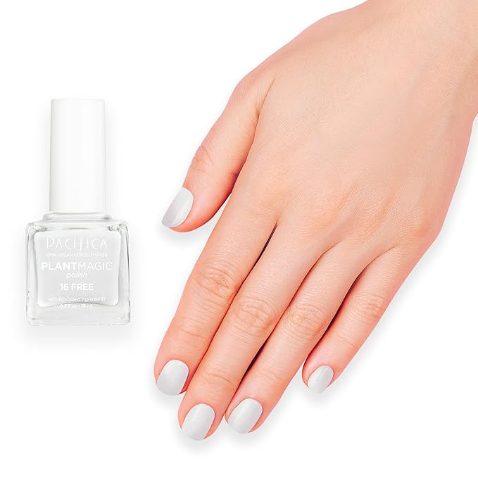 Pacifica Natural Nail Polish– Plant Magic Holographic Nail Polish - Plant Based, Non-Toxic & Clinically Tested - Lasting Colors, Glossy, Chip-Resistant Clean Beauty Dermatologist Approved, Diamond