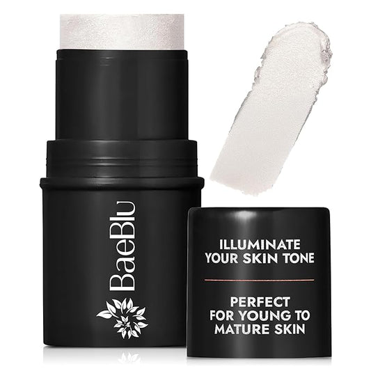 Organic Blush Tube, Prosecco - 100% Natural Vegan Cream Blush Sticks, Multi-Use Bronzer, & Highlighter for Lips, Cheeks & Eyes, Buildable Shimmer, Gluten-Free, Paraben-Free, Made in USA