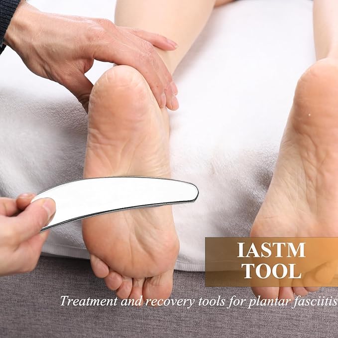 FeelFree Sport 3 in 1 Muscle Scraper Tool-Gua Sha Scraping Tool Physical Therapy Massage Tool-Soft Tissue Mobilization for Back, Legs, Arm (A+D+S)