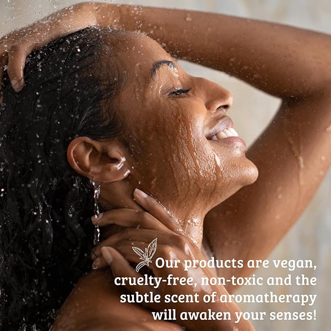 Pharmacopia Verbena Body Wash - Natural Shower Gel, Moisturizing and Nourishing Body Cleanser - Infused with Organic Aloe Vera, Coconut Oil, and Green Tea Extract - Vegan, and Cruelty-Free, 16 oz