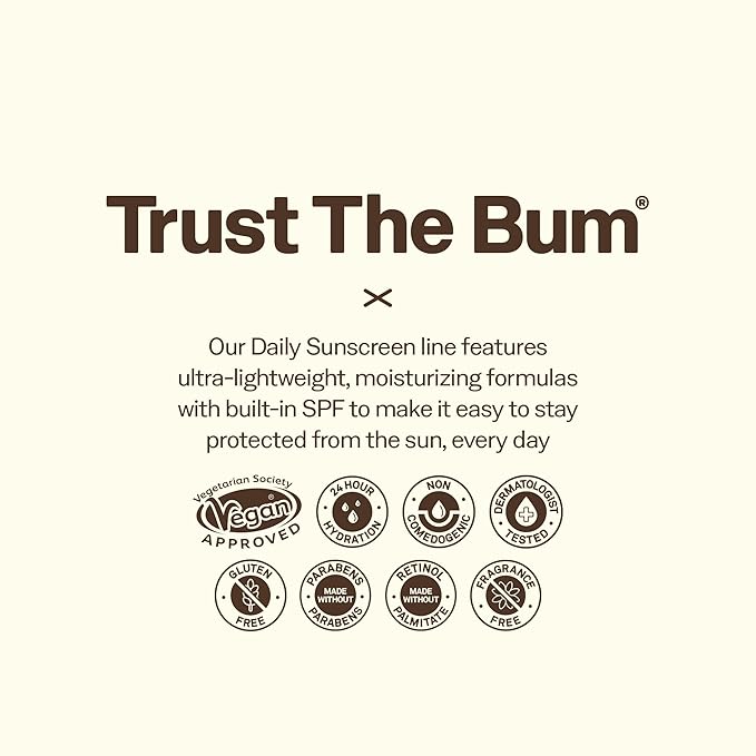 Sun Bum Daily SPF 50 Clear Gel Face Sunscreen - Broad Spectrum Moisturizing Facial Sunscreen with Vitamin E - Vegan and Hawaii 104 Act Compliant (Without Octinoxate & Oxybenzone) - Travel Size 1.7 oz