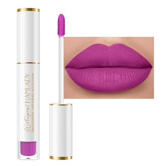 Purple Lipstick Long Lasting Lipsticks for Women Pigmented Smudgeproof Transferproof Vegan Cruelty Free Lip Makeup, A45 Dark Era