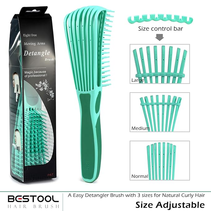 BESTOOL Detangling Brush for Black