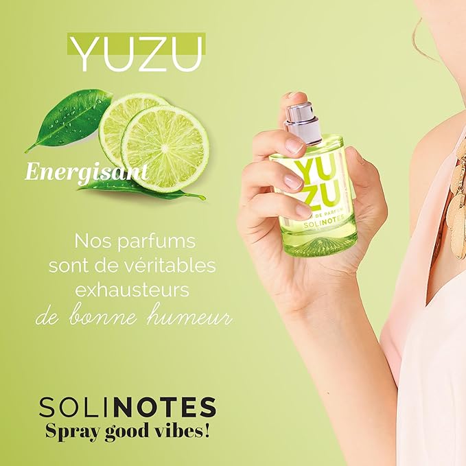 SOLINOTES Yuzu Perfume for Women - Eau De Parfum | Delicate Floral and Soothing Scent - Made in France - Vegan - 1.7 fl.oz