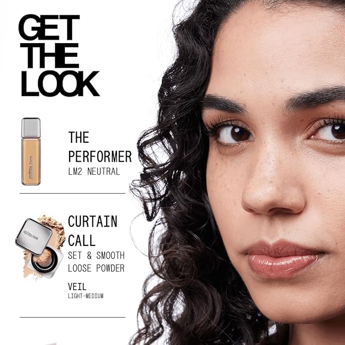 about-face THE PERFORMER Skin-Focused Foundation LM2Neutral – Medium Coverage, Long-Wear, Breathable & Buildable Base – Clean, Vegan, Hydrating Formula with Blue Agave & Chlorella – 1.08oz