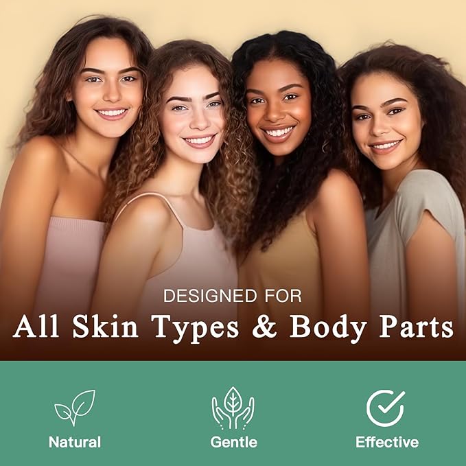 Wax Beads for Hair Removal – 6 Packs, 21oz – Gentle, Effective Hard Waxing Beads for Smooth Skin Bikini, Eyebrow, Face, Legs, Full Body Waxing