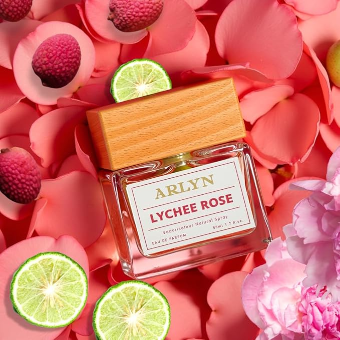 ARLYN Lychee Rose Eau De Parfum Inspired by Perfums De .Marly Del.ina, Long-Lasting Perfume For Women, Vegan, Cruelty free, Made in USA- 50 ml | 1.7 oz